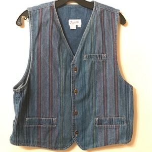 Dreams Striped Twill Vest